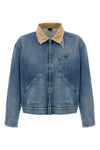 stonewashed cotton denim jacket