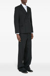 double-breasted wool blazer