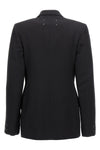 double-breasted wool blazer