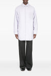 padded cupro shirt jacket