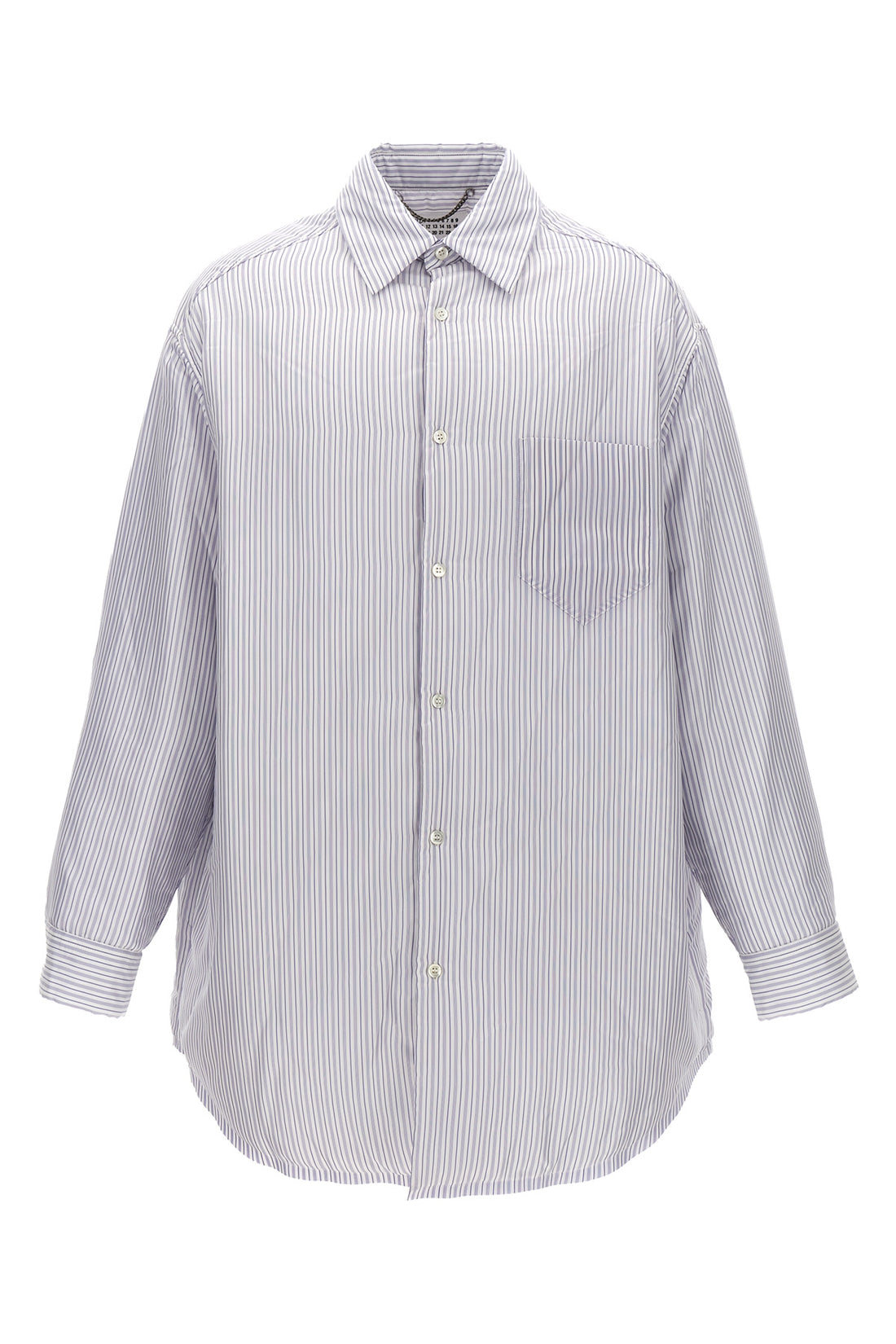 MAISON MARGIELA 46 padded cupro shirt jacket