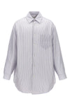 padded cupro shirt jacket