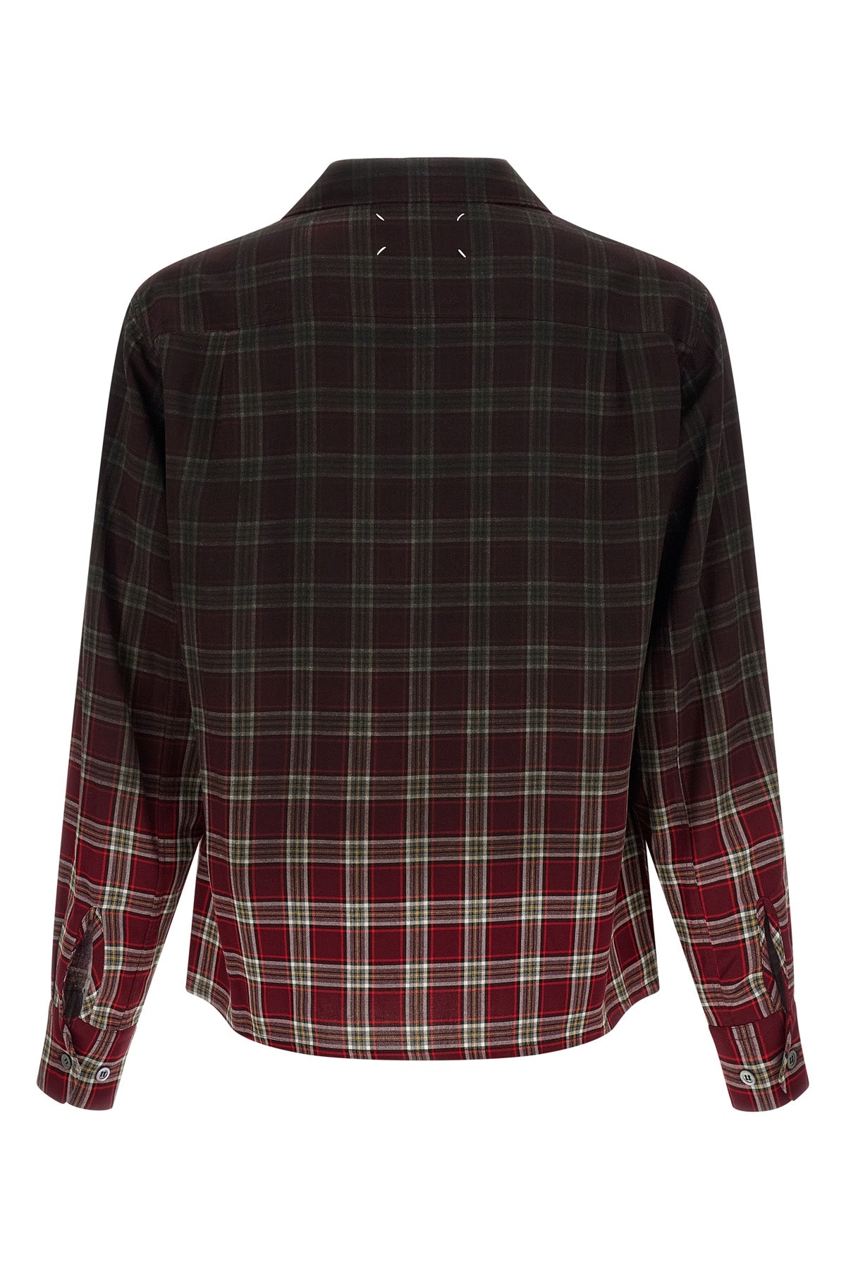 check patterned viscose rayon shirt