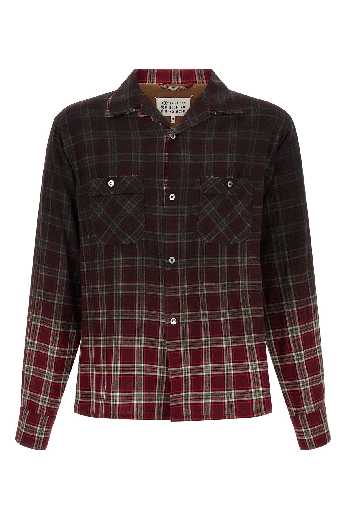 check patterned viscose rayon shirt