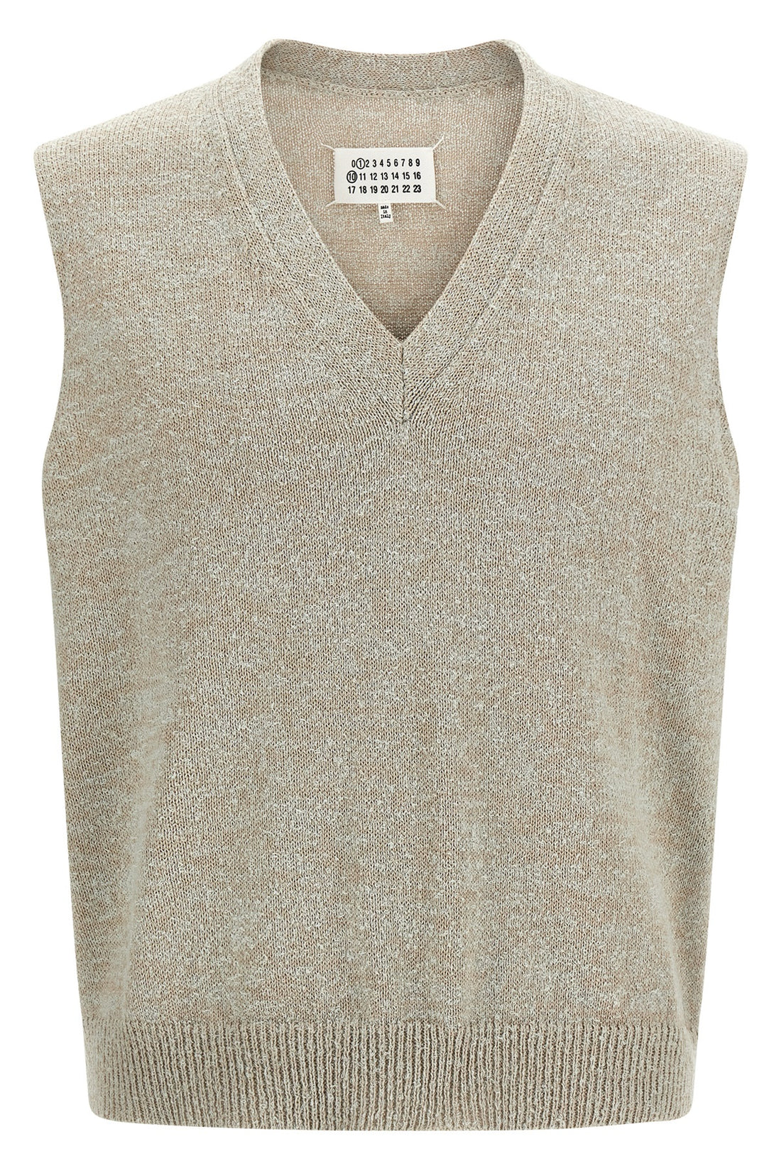 MAISON MARGIELA XL light bouclé knit vest