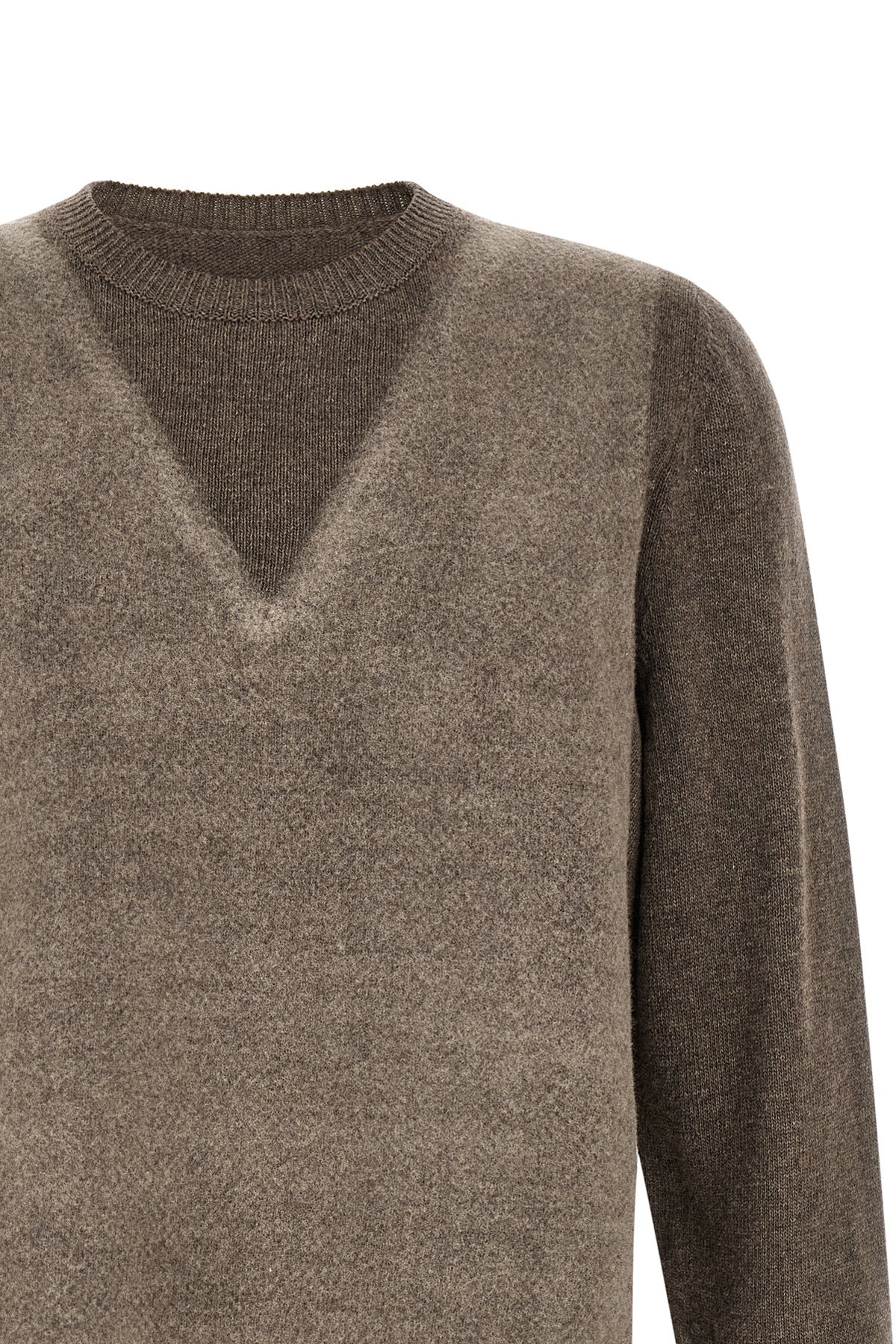 maison margielas memory of sweater features a structured crewneck silhouette