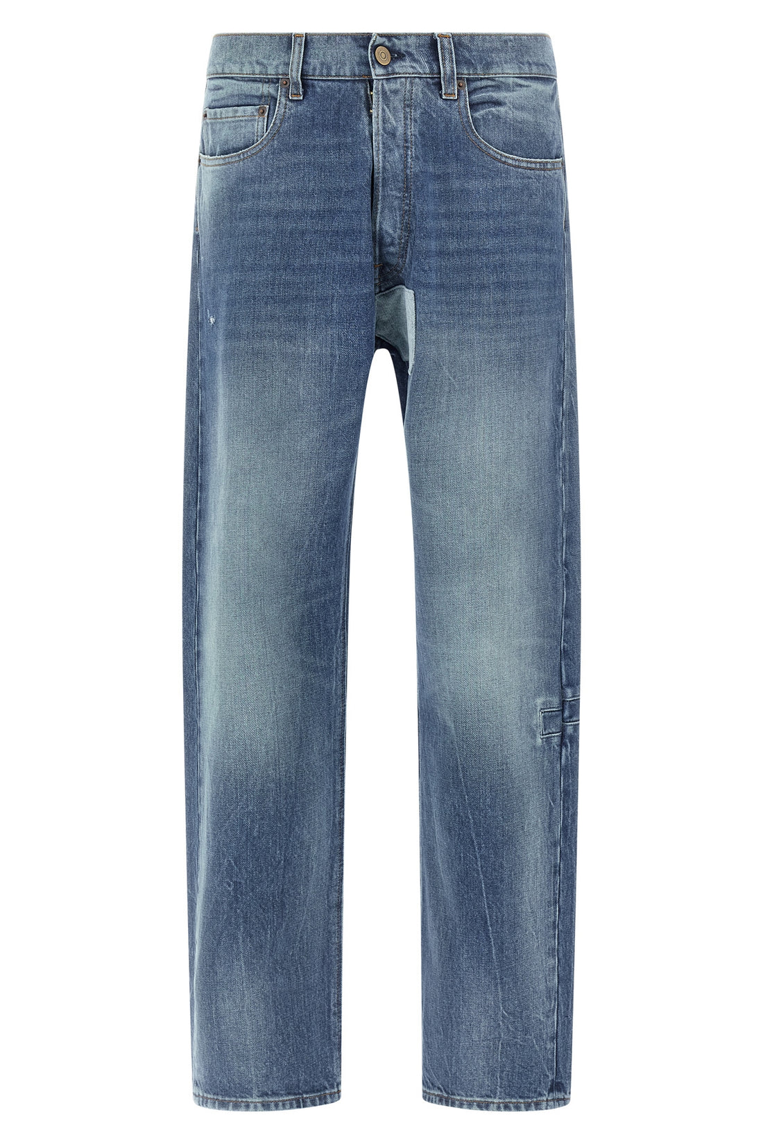 MAISON MARGIELA 32 used-effect discolored cotton denim jeans