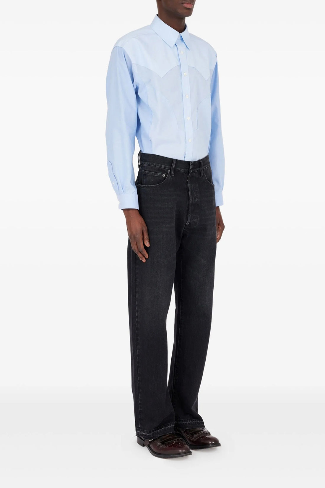 MAISON MARGIELA 32 faded-effect japanese cotton denim jeans made