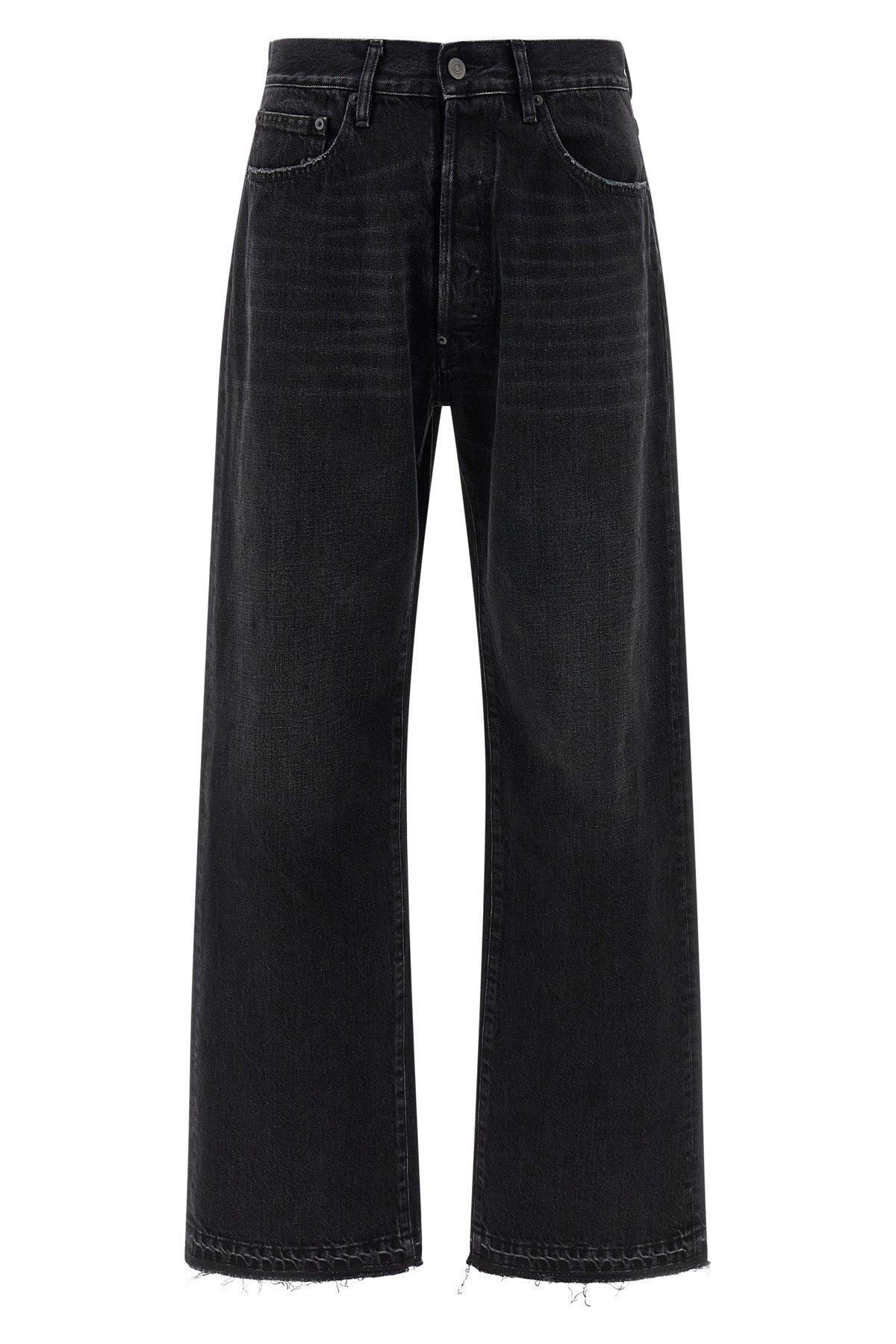 faded-effect japanese cotton denim jeans made