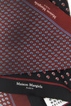 maison margielas double-sided scarf features a study of classic contrasting mot
