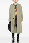manopesca fabric trench coat