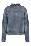maison margiela folded collar denim jacket reinterprets the classic codes of w