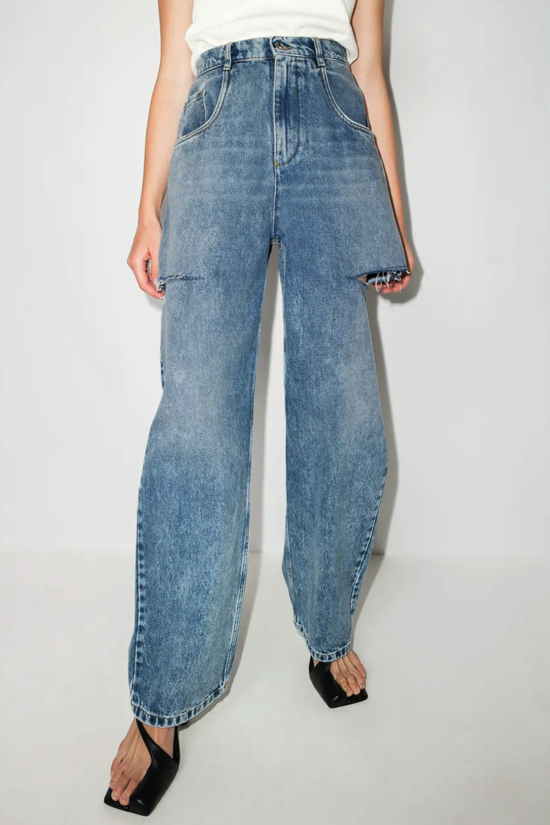 MAISON MARGIELA 38 cotton denim jeans