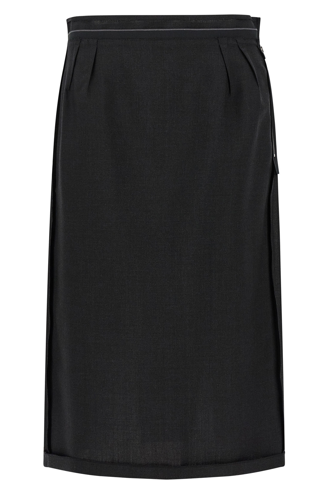 MAISON MARGIELA 38 maison margielas midi skirt in pure virgin wool reinterprets the codes of class
