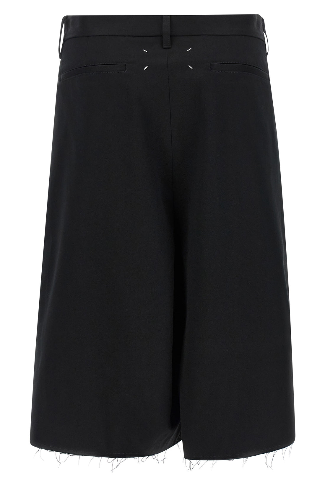 MAISON MARGIELA 36 maison margiela bermuda shorts redefine codes through an asymmetrical constructi