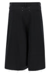 maison margiela bermuda shorts redefine codes through an asymmetrical constructi