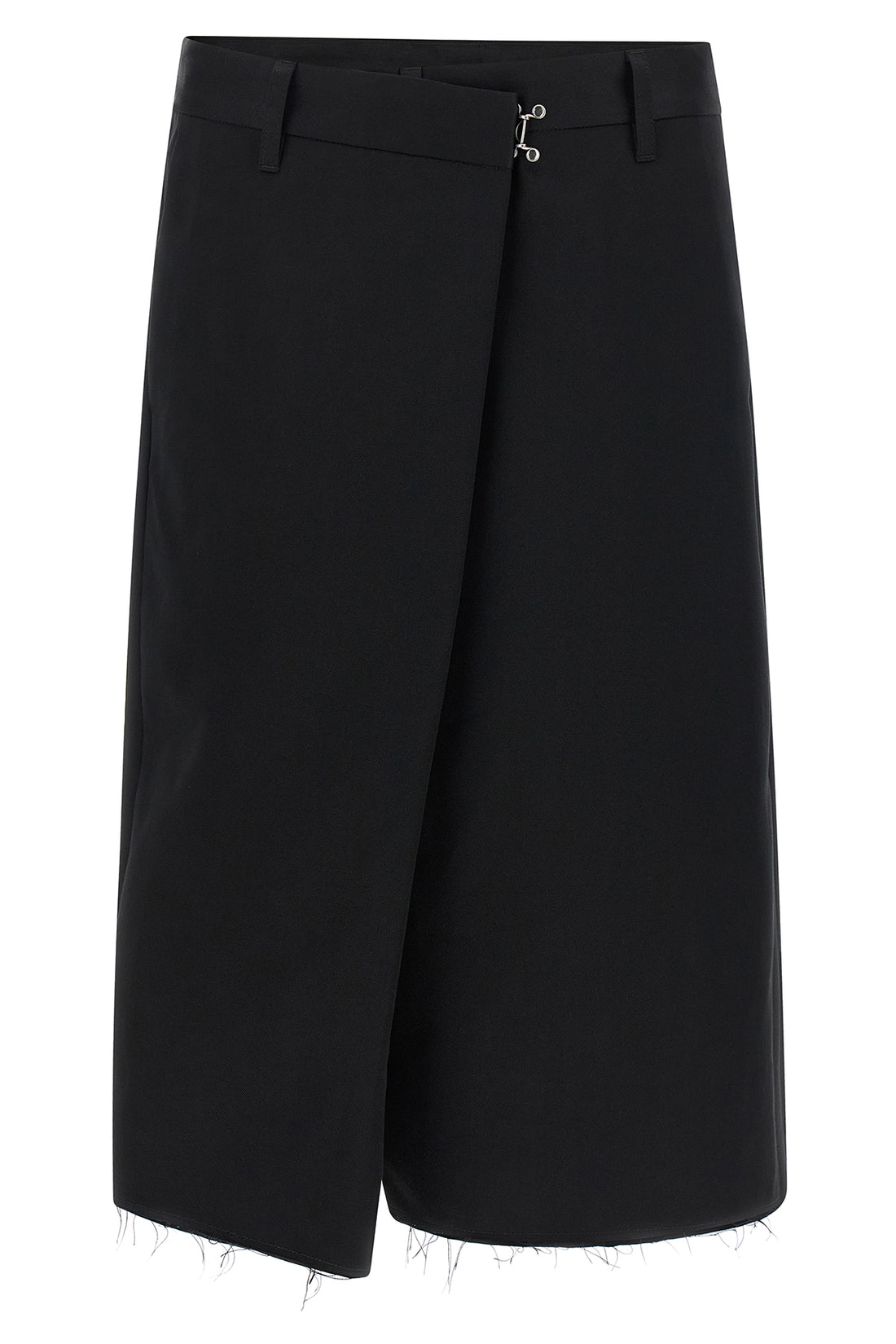 MAISON MARGIELA 36 maison margiela bermuda shorts redefine codes through an asymmetrical constructi