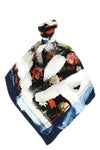maison margiela square scarf is made of pure fluid silk