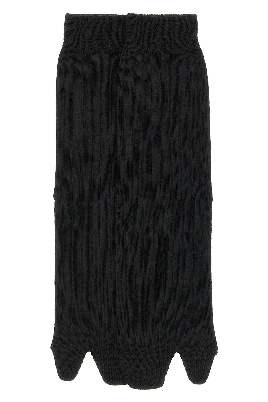 MAISON MARGIELA M maison margielas black wool blend socks redefine the daily accessory through th