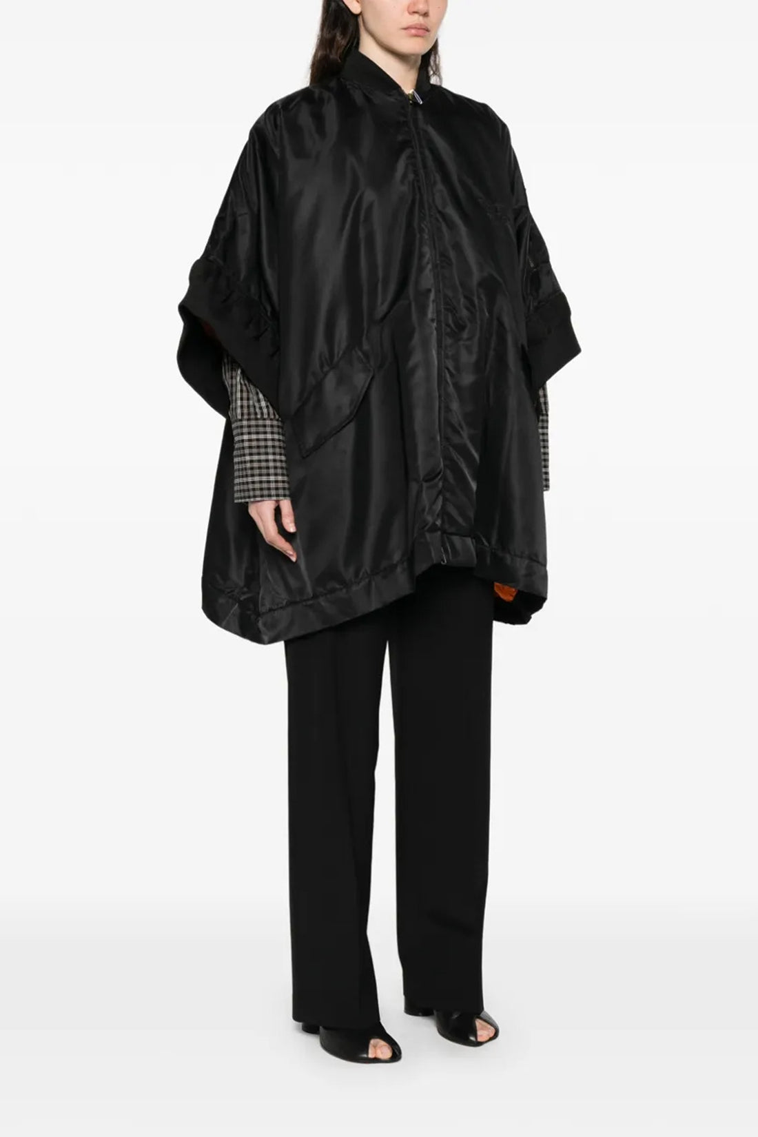 MM6 38 bomber jacket in semi-gloss technical fabric