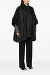 bomber jacket in semi-gloss technical fabric