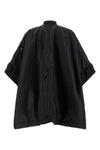 bomber jacket in semi-gloss technical fabric