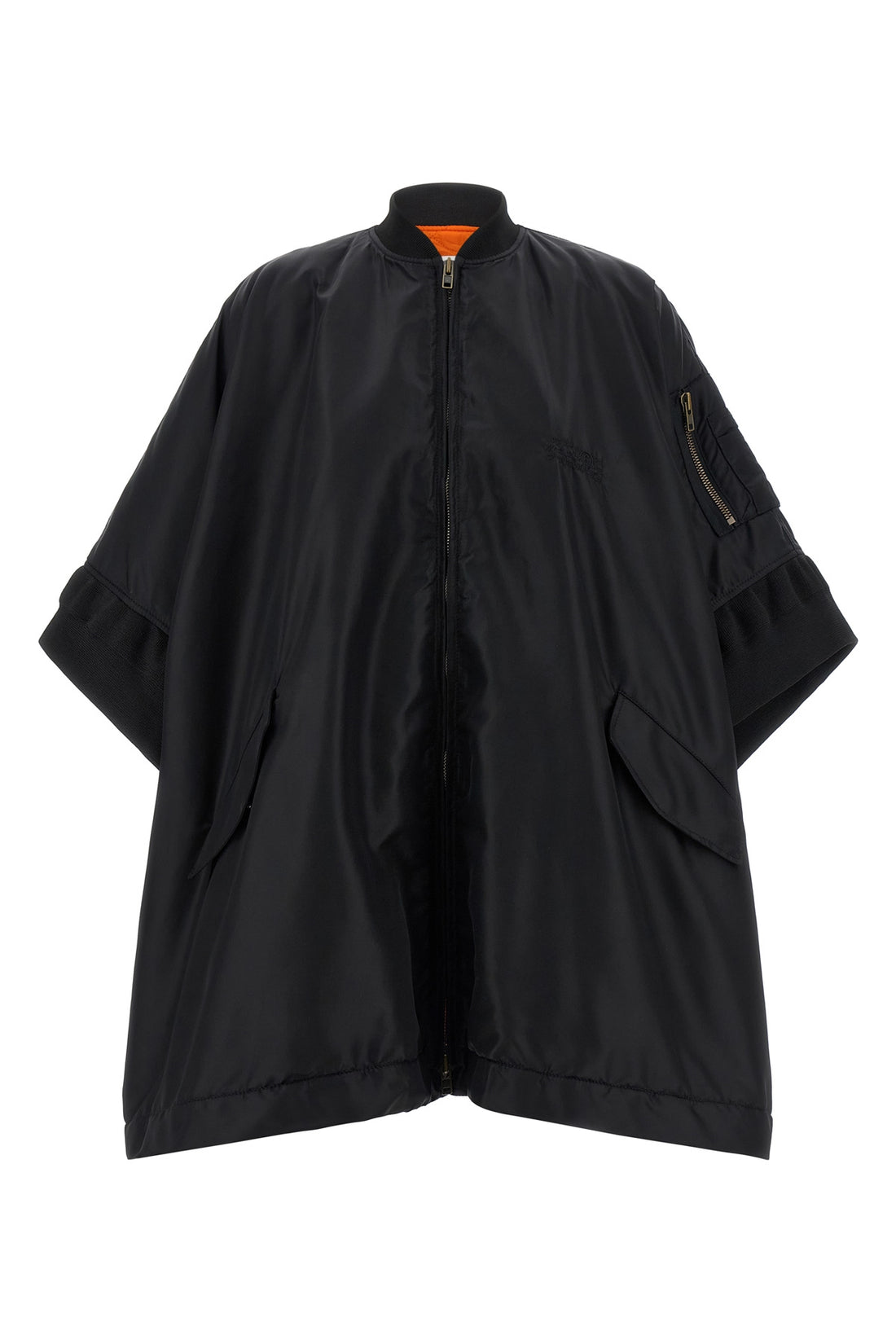 MM6 38 bomber jacket in semi-gloss technical fabric