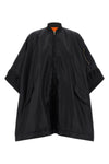 bomber jacket in semi-gloss technical fabric
