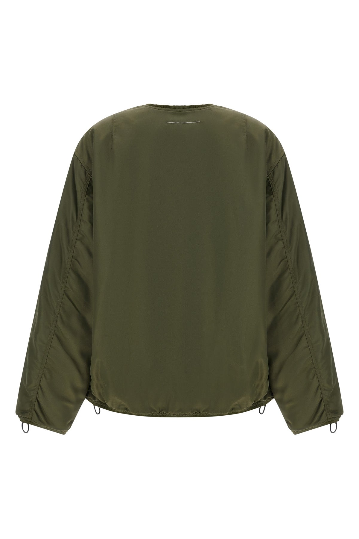 the maison margiela mm6 sports jacket redefines classic volumes through an overs