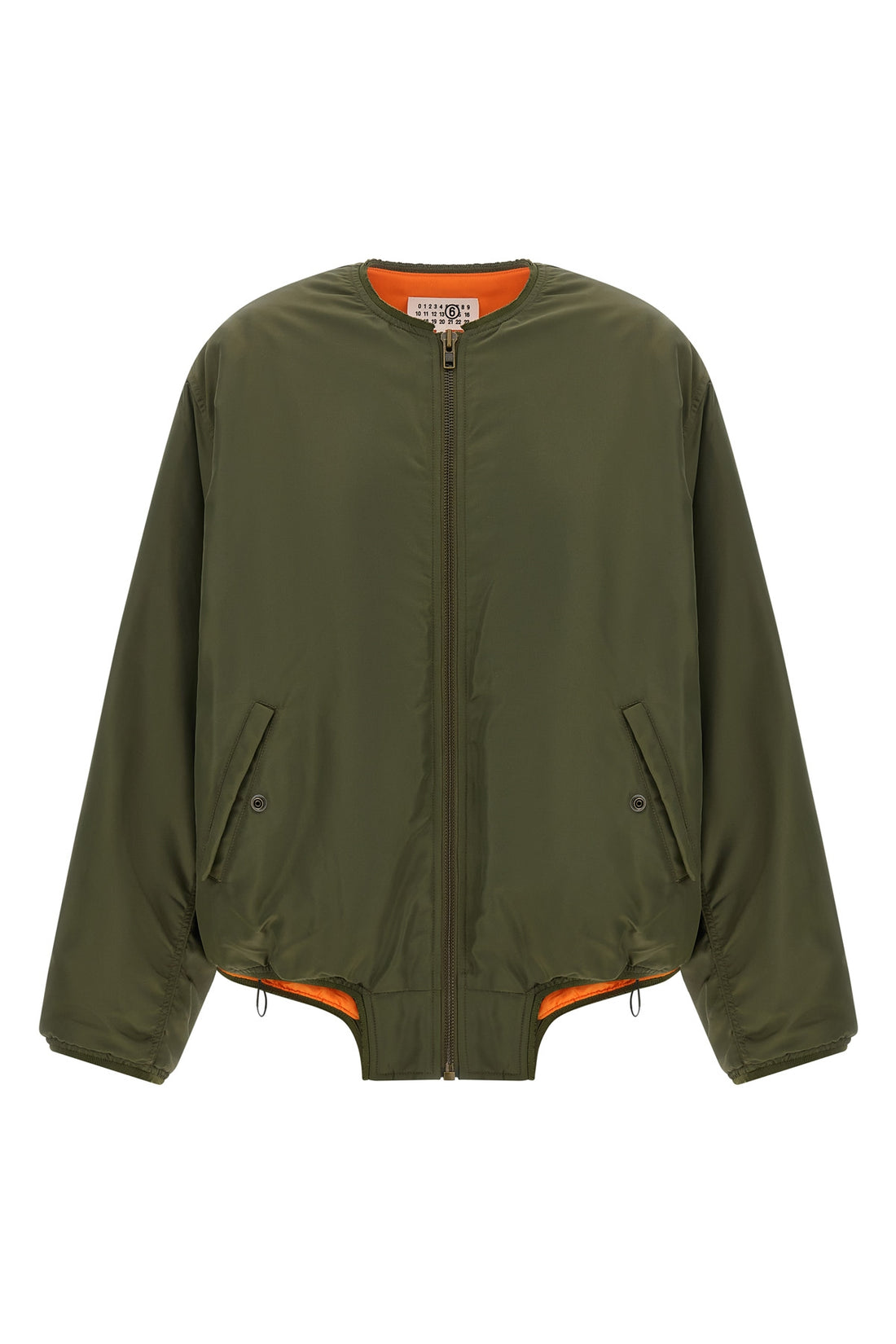 MM6 40 the maison margiela mm6 sports jacket redefines classic volumes through an overs