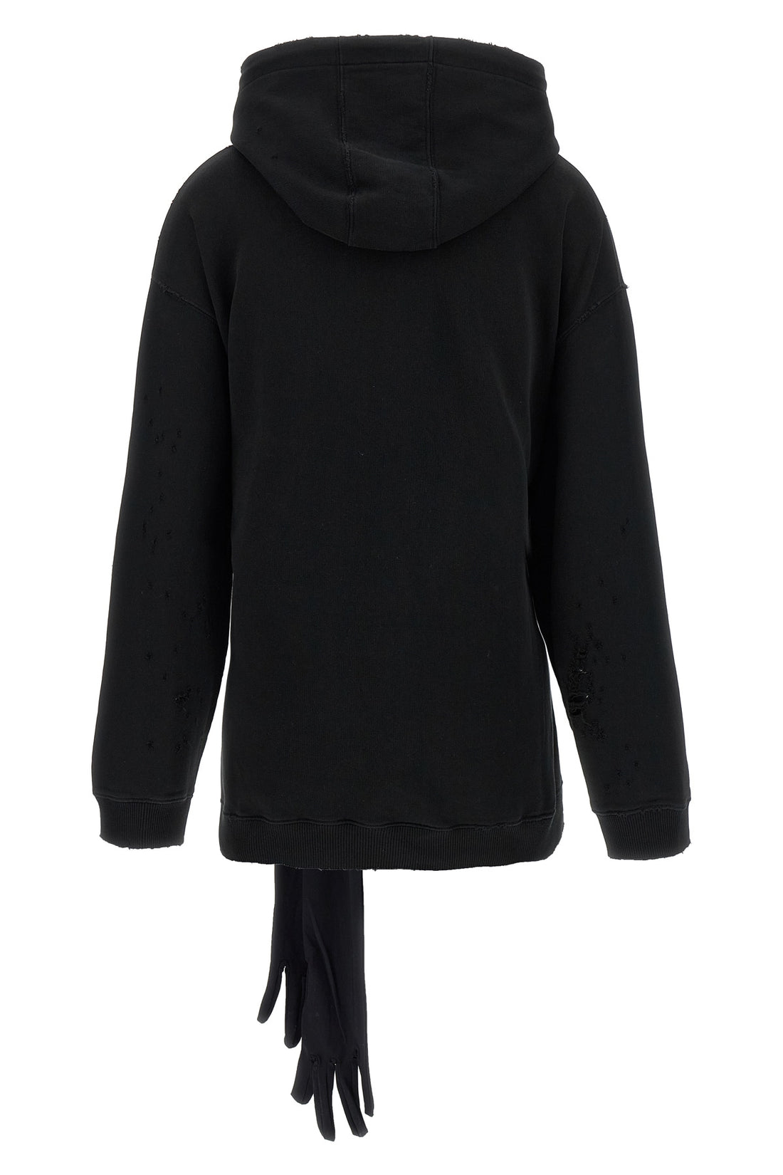 MM6 S cotton jersey hoodie mini dress