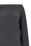 maison margiela mm6 mini dress reinterprets the classic knitwear silhouette thro