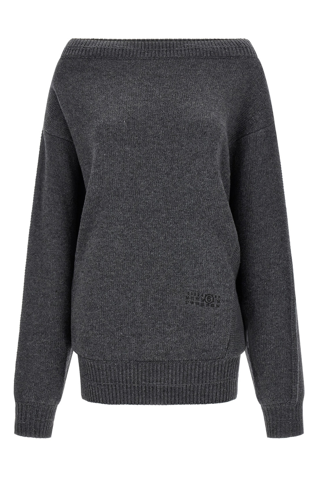 MM6 S maison margiela mm6 mini dress reinterprets the classic knitwear silhouette thro