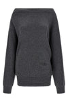 maison margiela mm6 mini dress reinterprets the classic knitwear silhouette thro