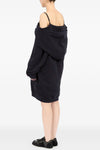 brushed cotton mini dress