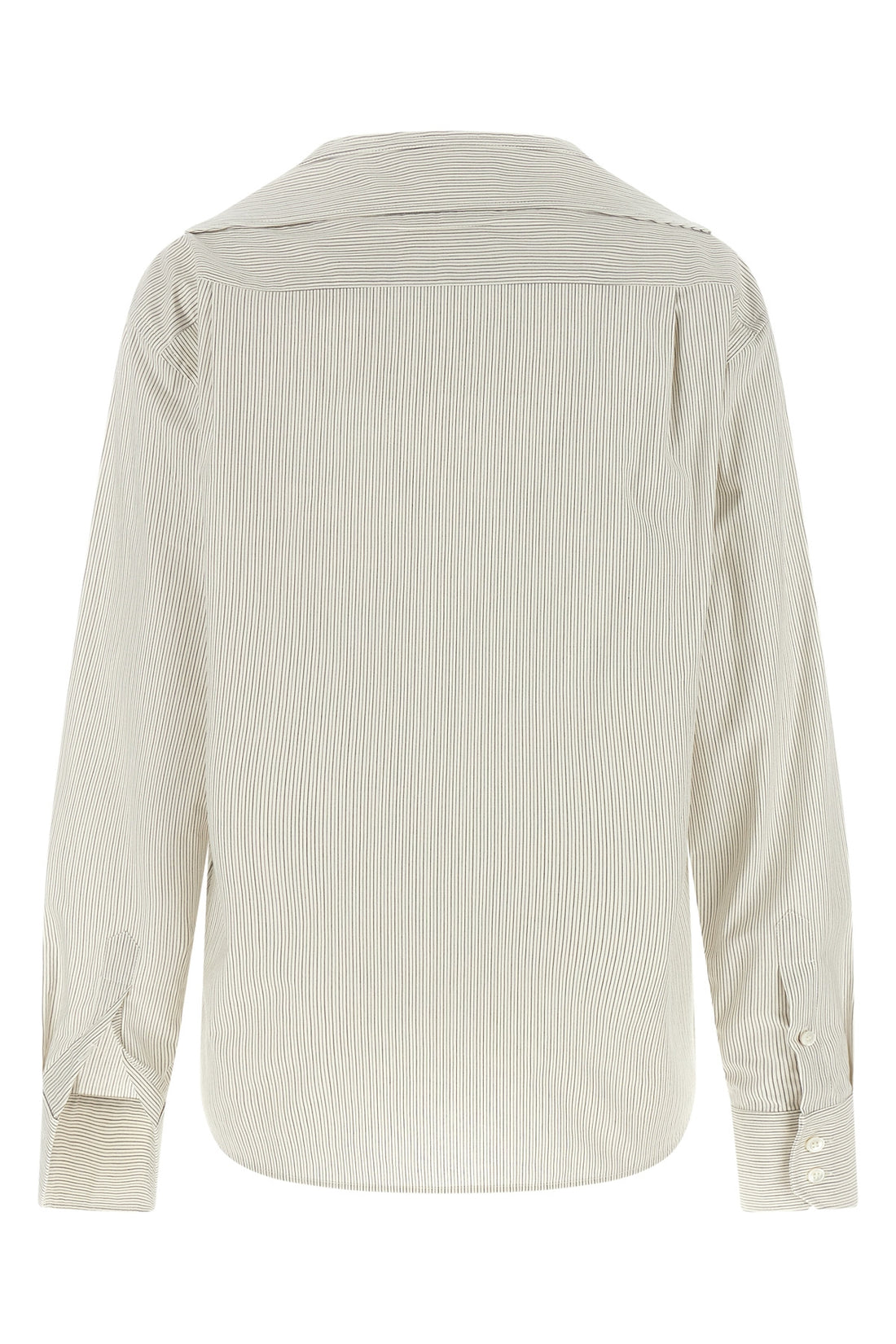 MM6 38 striped cotton poplin shirt