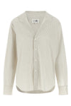 striped cotton poplin shirt