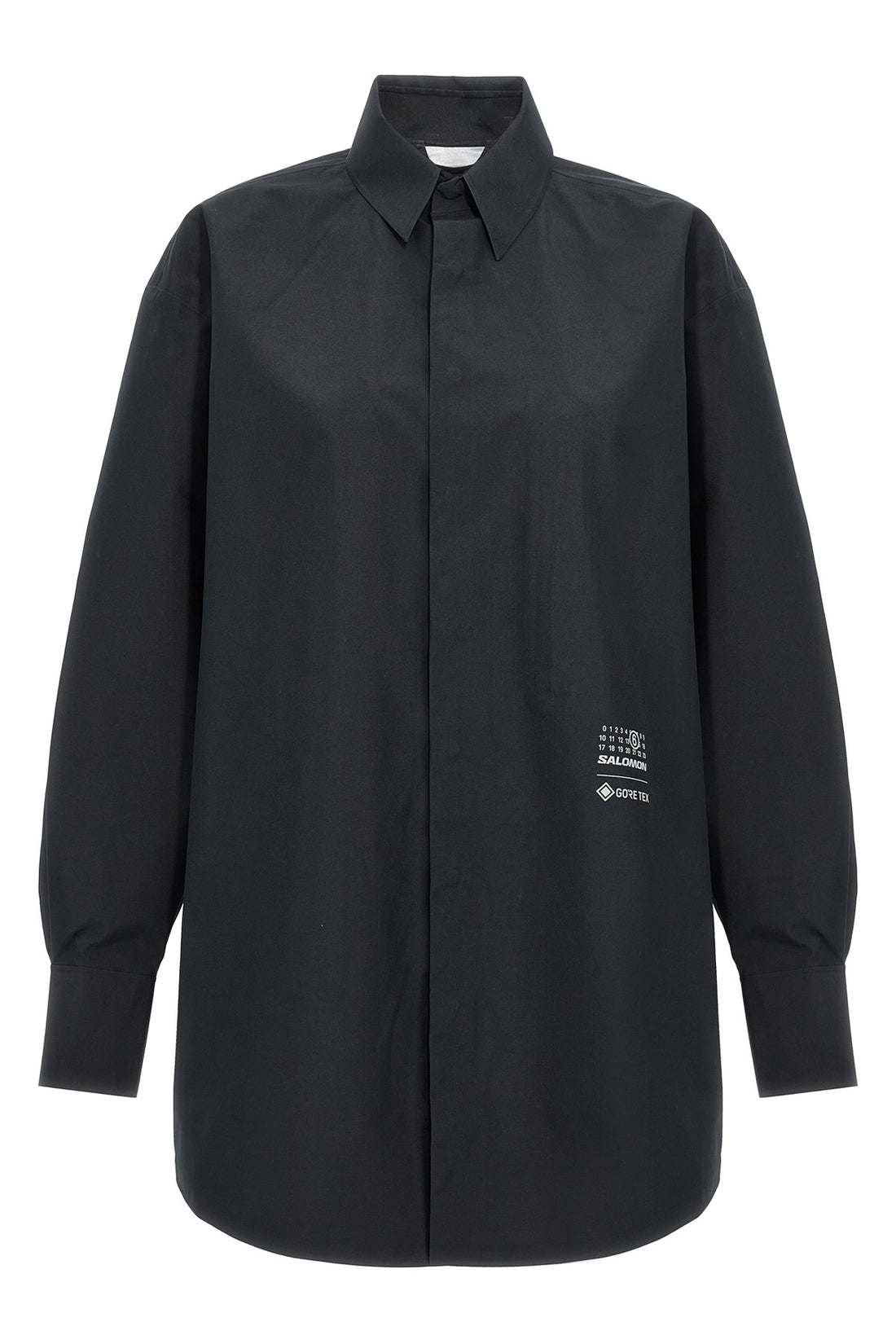 MM6 XS maison margiela x salomon mm6 shirt in water-repellent gore-tex fabric