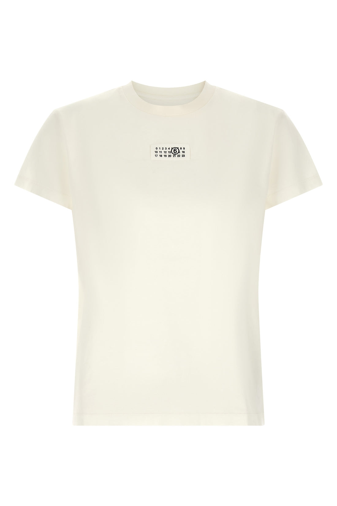 MM6 L the mm6 maison margiela t-shirt stands out for its essential construction in pur