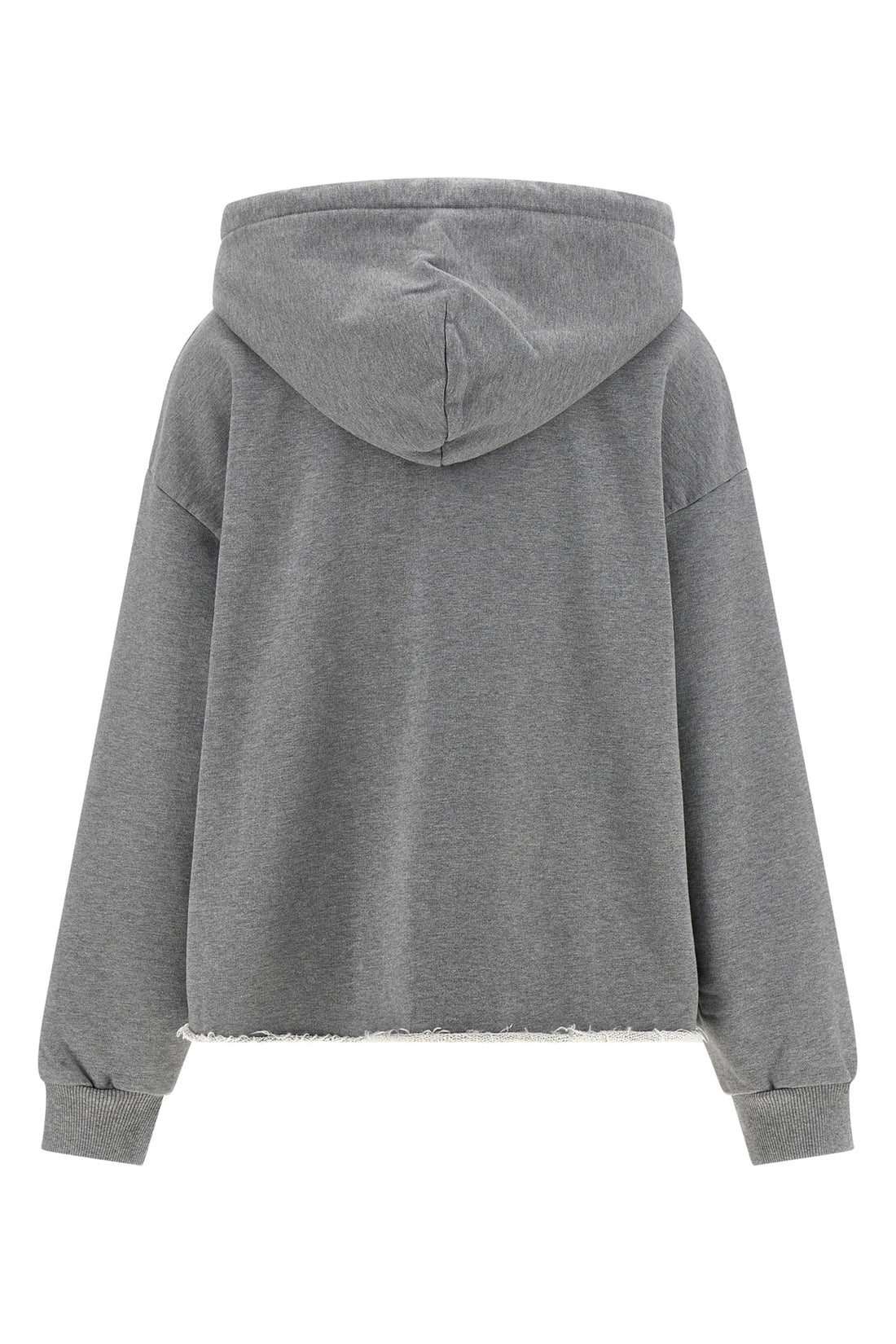 MM6 M brushed cotton hoodie