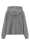 brushed cotton hoodie