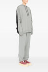 double front brushed cotton sweatshirt