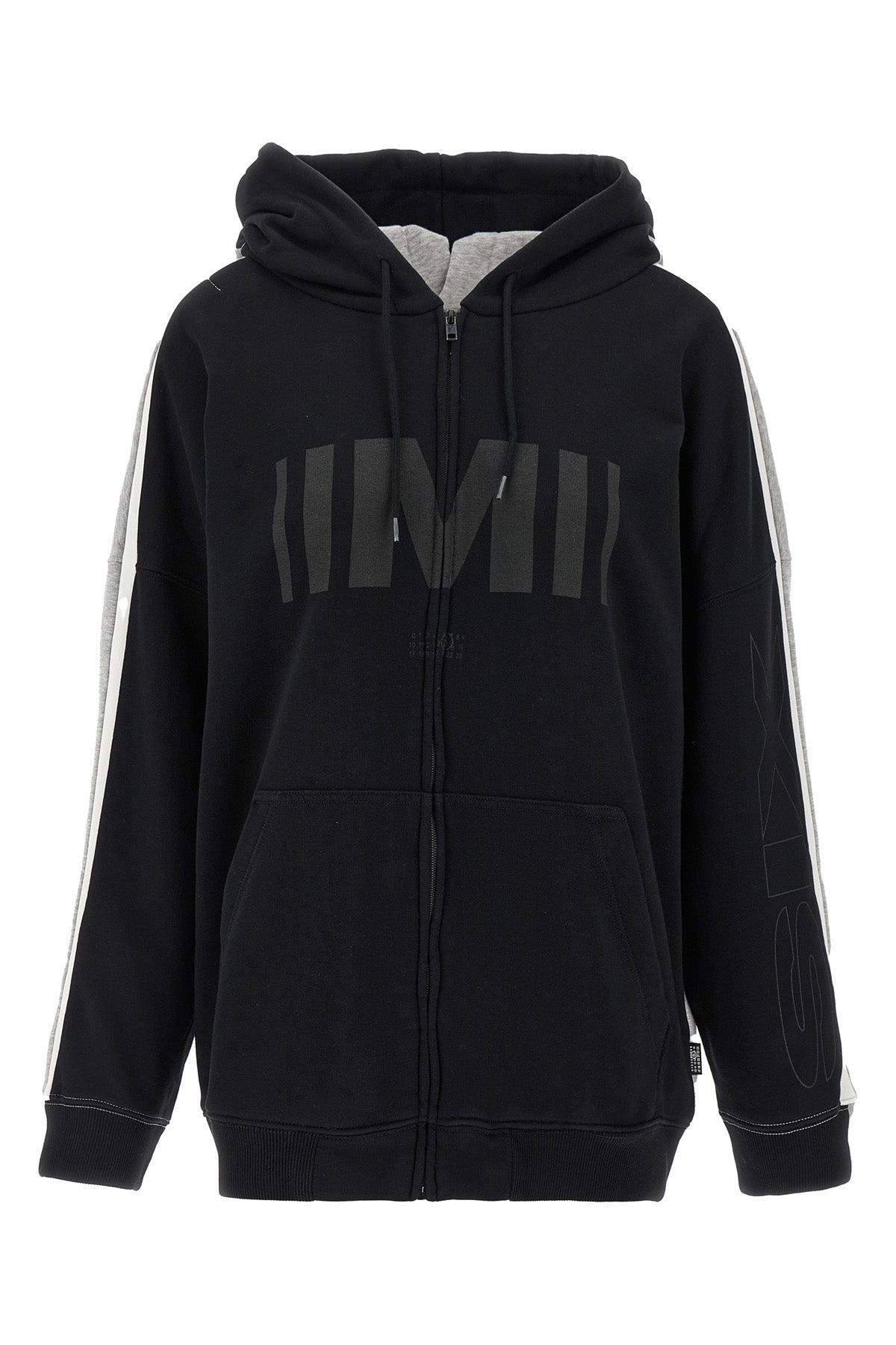 double front brushed cotton sweatshirt