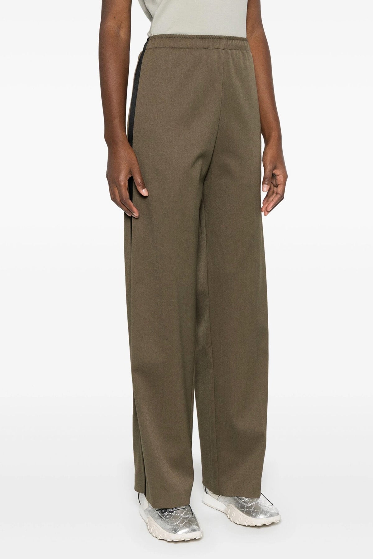 wool blend trousers