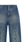 maison margiela mm6 jeans redefine denim codes through architectural constructio