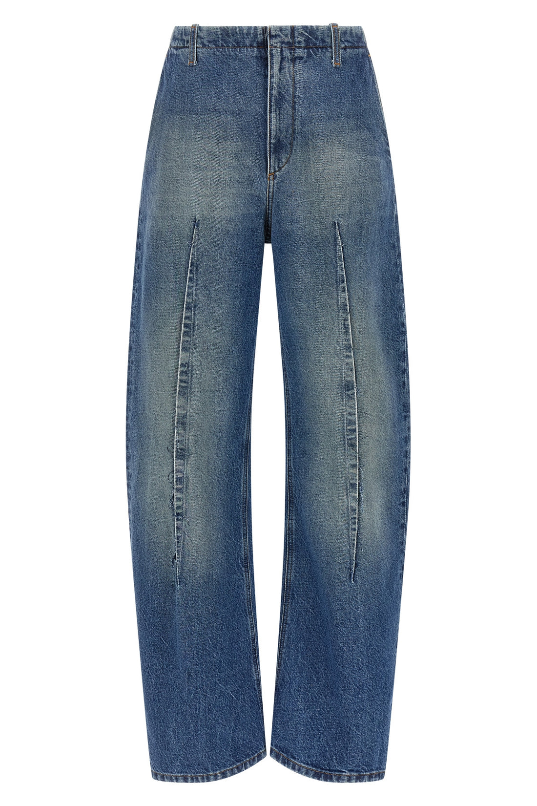 MM6 36 maison margiela mm6 jeans redefine denim codes through architectural constructio