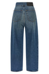 stonewashed cotton denim jeans
