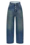stonewashed cotton denim jeans