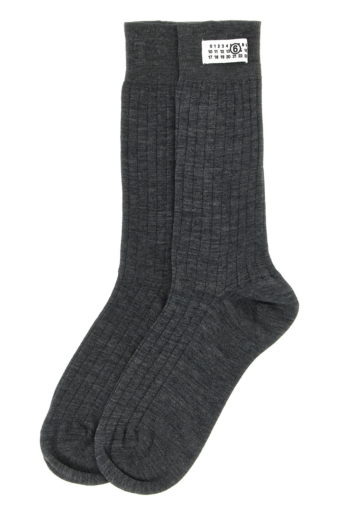 MM6 M maison margiela mm6 socks in fine wool blend define the essence of the contempor