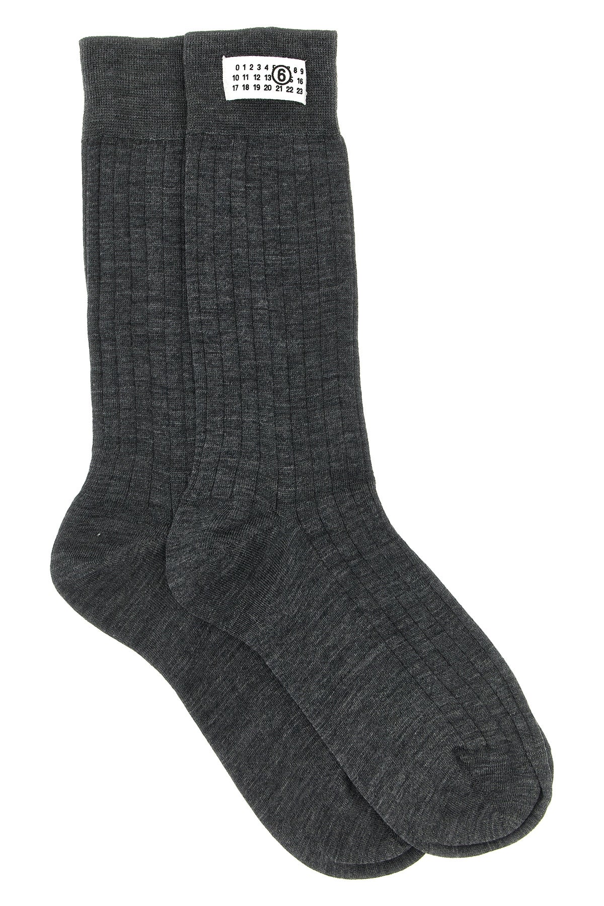 maison margiela mm6 socks in fine wool blend define the essence of the contempor